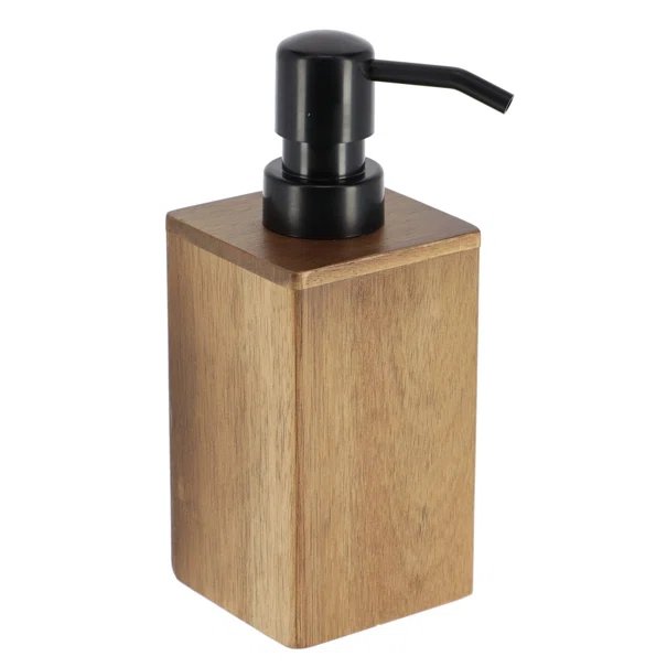 Dispenser Μπάνιου 150ml Ξύλο Ακακίας (6.5x6.5x16.5cm) | 06.62114167 - Box In Θεσσαλονίκη - 25ης Μαρτίου 111