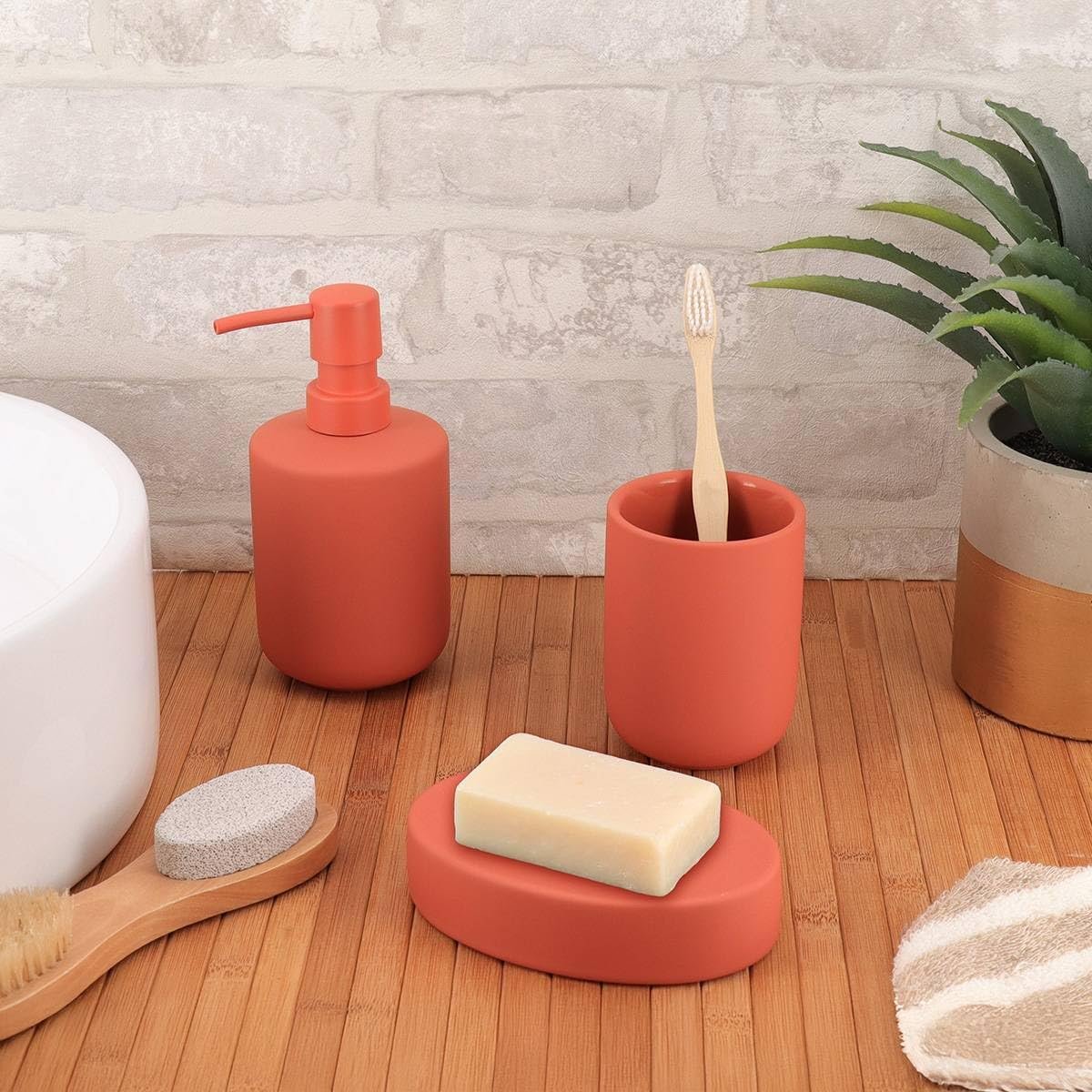 Dispenser Μπάνιου 400ml Tendance "Taormina" Soft Touch Terracotta | 06.62129125 - Box In Θεσσαλονίκη - 25ης Μαρτίου 111