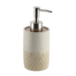Dispenser Ποτήρι μπάνιου polyresin "T-D Engraved" σε μπεζ χρώμα | 06.62159104 - Box In Θεσσαλονίκη - 25ης Μαρτίου 111