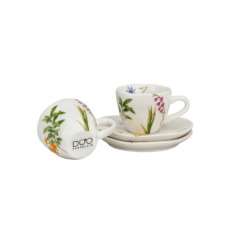 Duo Σετ 2 Φλιτζάνια Espresso 80ml "Colors of Nature" με Πιατάκια | 070.977056 – Fine Coffee Set - Box In Θεσσαλονίκη - 25ης Μαρτίου 111