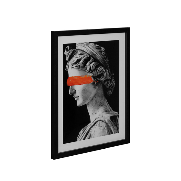 S/2 ΠΙΝΑΚΕΣ ΜΕ ΠΛΑΙΣΙΟ ΑΓΑΛΜΑΤΑ ΛΕΥΚΟΙ - ΓΚΡΙ - ΜΑΥΡΟΙ 40x2x50cm