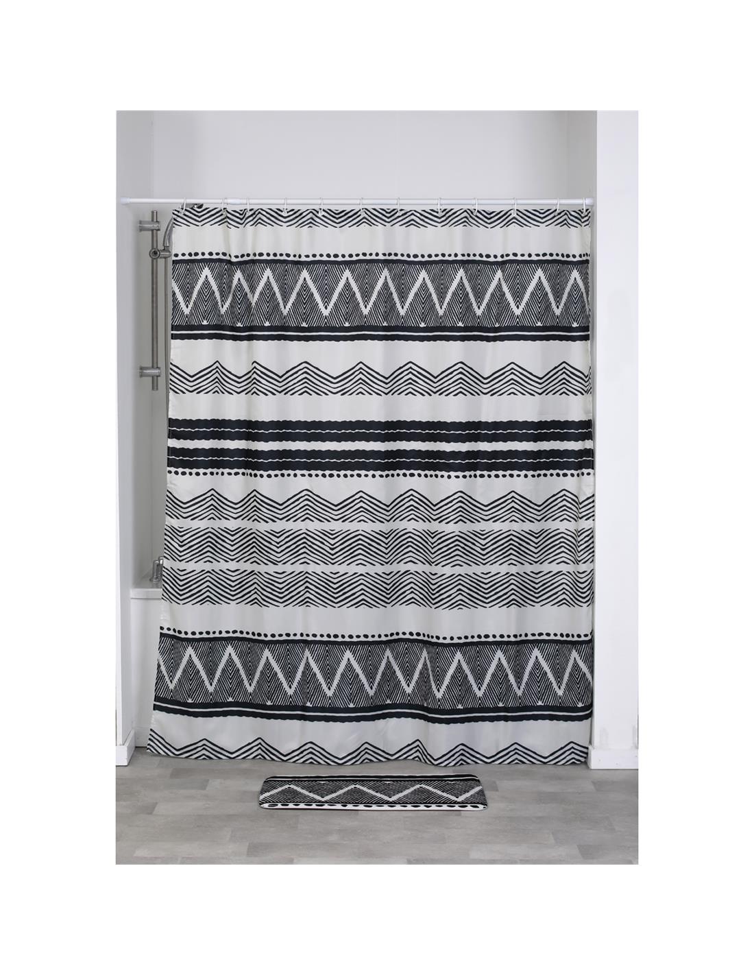 Κουρτίνα μπάνιου Polyester 180Χ200 lodge 06.1200729