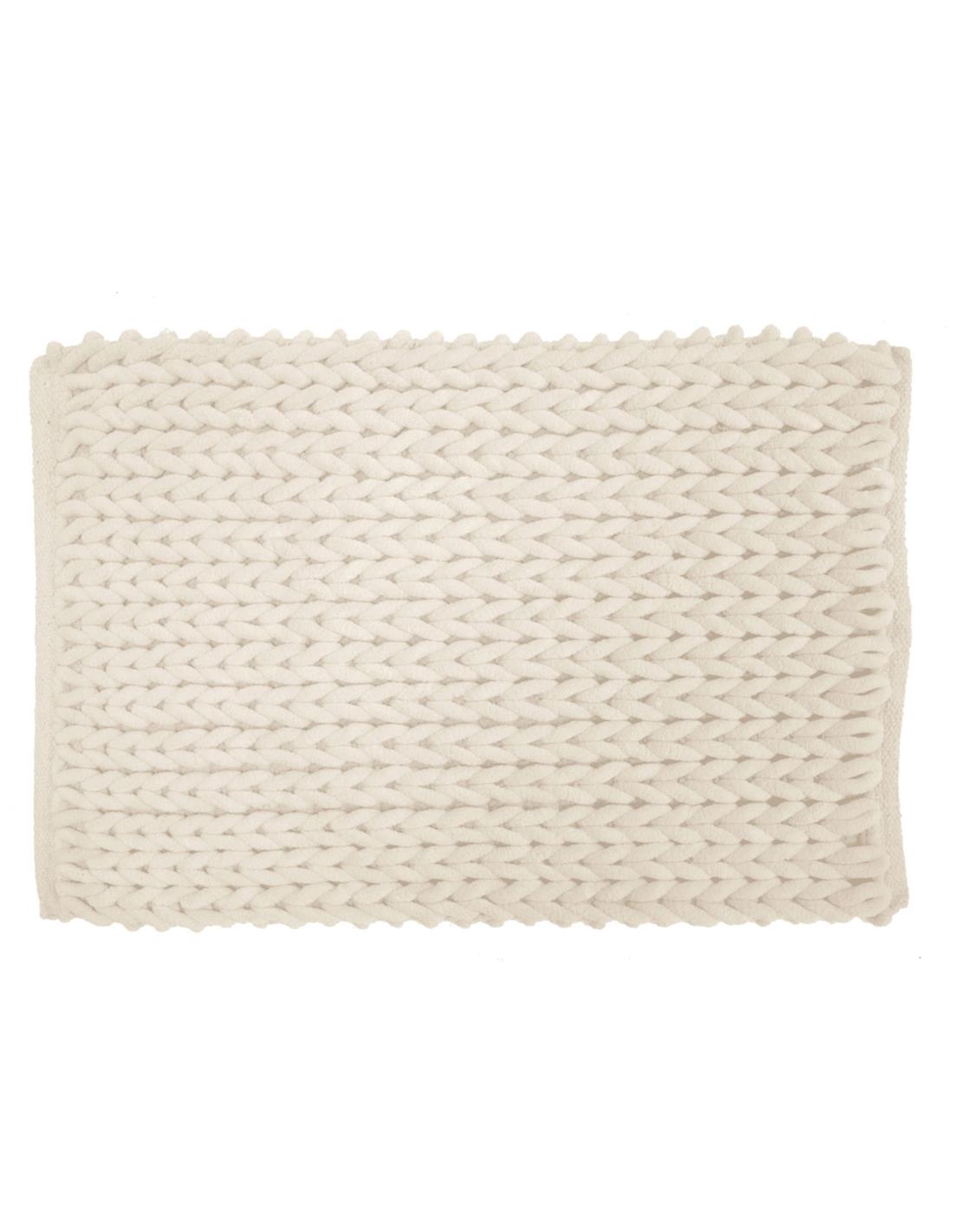 Πατάκι μπάνιου chenille εκρού 50x80cm 027.1802321