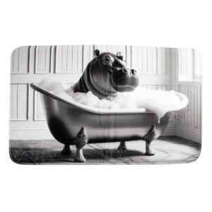 Πατάκι μπάνιου "HIPPO" 45x75cm 014.BM0302