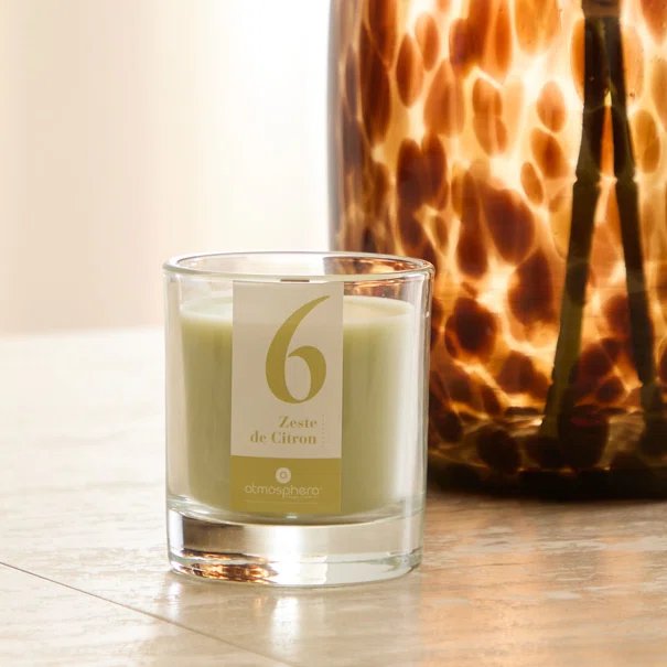 Αρωματικό Κερί 180gr Atmosphera "Numia" Lemon Grass (Ø8x9cm) | 07.214800F - Box In Θεσσαλονίκη - 25ης Μαρτίου 111