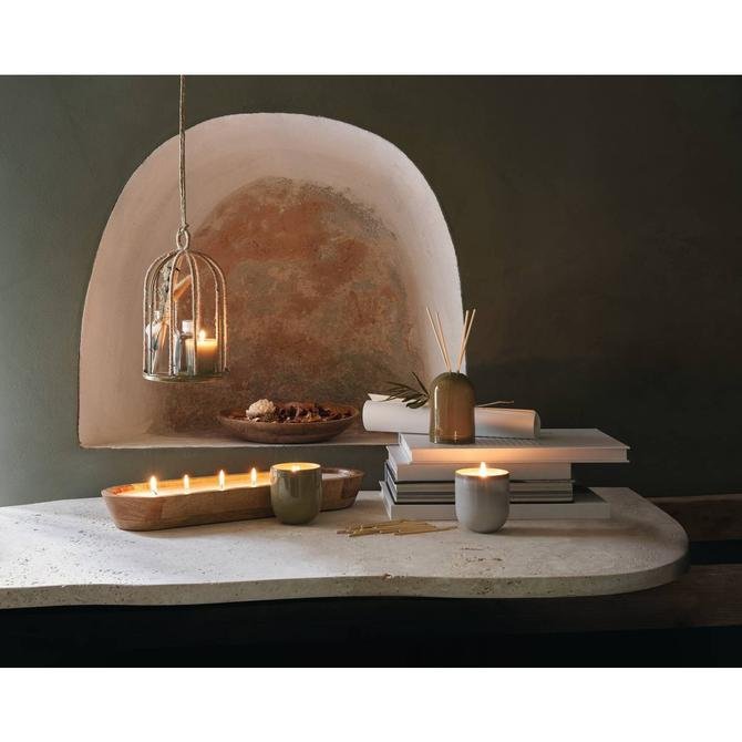 Αρωματικό Κερί "Paola" Tonka Bean σε Κεραμικό Δοχείο 195g 8.2x8.2x9.3cm | 07.187626Β - Box In Θεσσαλονίκη - 25ης Μαρτίου 111