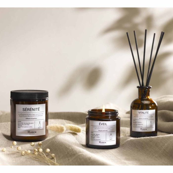 Αρωματικό κερί " Vitalite Cedar Wood" 90 γραμμαρίων σε μελί γυάλινο βαζάκι 027.6BPV153 - Box In Θεσσαλονίκη - 25ης Μαρτίου 111