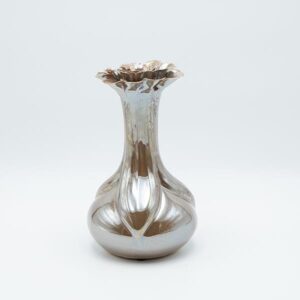 ΒΑΖΟ ΛΟΥΛΟΥΔΙ ΚΕΡΑΜΙΚΟ ΑΣΗΜΙ - ΚΑΦΕ 15x15x24.5cm