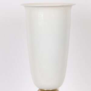 ΒΑΖΟ ΜΕΤΑΛΛΙΚΟ ΛΕΥΚΟ - ΧΡΥΣΟ 21.5x15x56.5cm