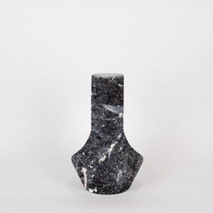 ΒΑΖΟ ΜΕΤΑΛΛΙΚΟ ΜΩΣΑΪΚΟ ΜΑΥΡΟ ΑΝΤΙΚΕ 26x26x39cm