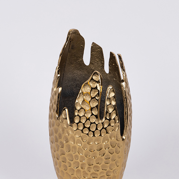 ΒΑΖΟ ΜΕΤΑΛΛΙΚΟ ΧΡΥΣΟ 15x13x29.5cm