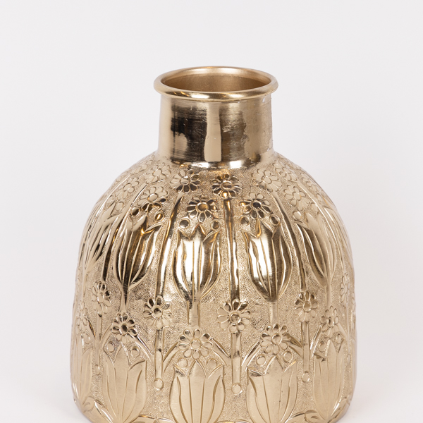 ΒΑΖΟ ΜΕΤΑΛΛΙΚΟ ΧΡΥΣΟ 9x20x24.5cm