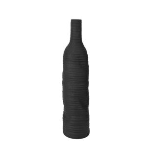 ΒΑΖΟ ΠΟΡΣΕΛΑΝΙΝΟ ΜΑΥΡΟ 12x12x51cm