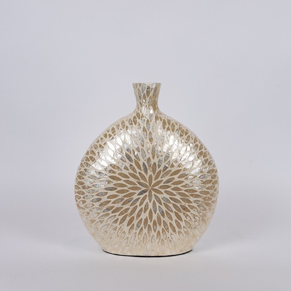 ΒΑΖΟ ΦΙΛΝΤΙΣΙ ΙΡΙΔΙΖΟΝ ΛΕΥΚΟ 34x12x41cm