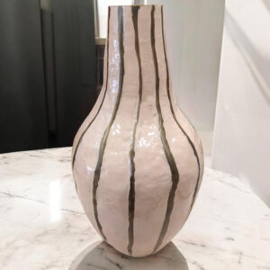 Βάζο Μεταλλικό Χειροποίητο Dusty Pink με Χρυσό 20x20x40cm | 24.252 - Box In Θεσσαλονίκη - 25ης Μαρτίου 111
