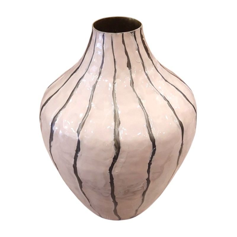 Βάζο Μεταλλικό Χειροποίητο Dusty Pink με Χρυσό 24x24x34cm | 24.250 - Box In Θεσσαλονίκη - 25ης Μαρτίου 111