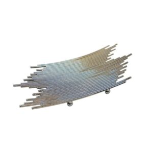 ΔΙΑΚΟΣΜΗΤΙΚΗ ΠΙΑΤΕΛΑ ΜΕΤΑΛΛΙΚΗ ΑΣΗΜΙ 30x14cm