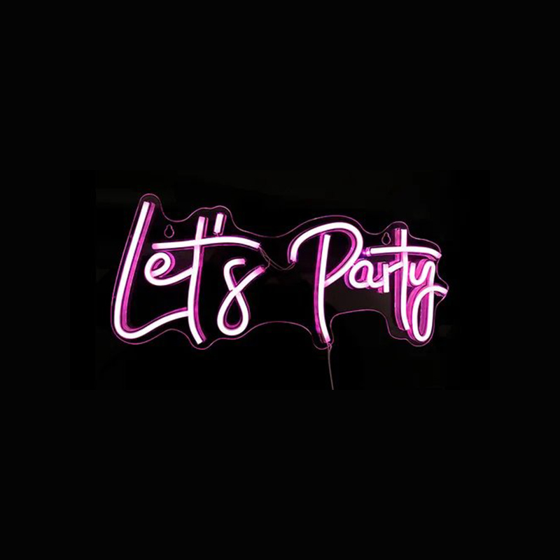 Επιτοίχια Επιγραφή LED Neon USB "Let's Party" (41x18cm) | 014.EL0982 - Box In Θεσσαλονίκη - 25ης Μαρτίου 111