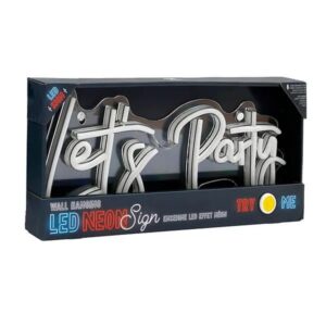 Επιτοίχια Επιγραφή LED Neon USB "Let's Party" (41x18cm) | 014.EL0982 - Box In Θεσσαλονίκη - 25ης Μαρτίου 111