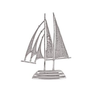 ΚΑΡΑΒΙ ΜΕΤΑΛΛΙΚΟ ΑΣΗΜΙ 30x7.5x40cm