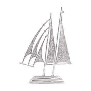 ΚΑΡΑΒΙ ΜΕΤΑΛΛΙΚΟ ΑΣΗΜΙ 35x7.5x47.5cm