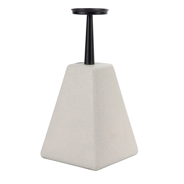 ΚΗΡΟΠΗΓΙΟ MDF - ΜΕΤΑΛΛΙΚΟ ΛΕΥΚΟ - ΜΑΥΡΟ 20x20x33cm