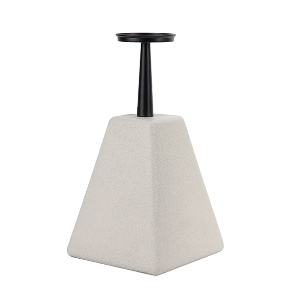 ΚΗΡΟΠΗΓΙΟ MDF - ΜΕΤΑΛΛΙΚΟ ΛΕΥΚΟ - ΜΑΥΡΟ 20x20x38cm