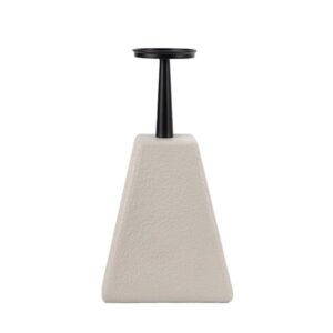 ΚΗΡΟΠΗΓΙΟ MDF - ΜΕΤΑΛΛΙΚΟ ΛΕΥΚΟ - ΜΑΥΡΟ 20x20x38cm