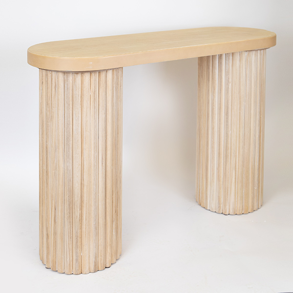 ΚΟΝΣΟΛΑ ΞΥΛΙΝΗ NATURAL 119x40x80.5cm