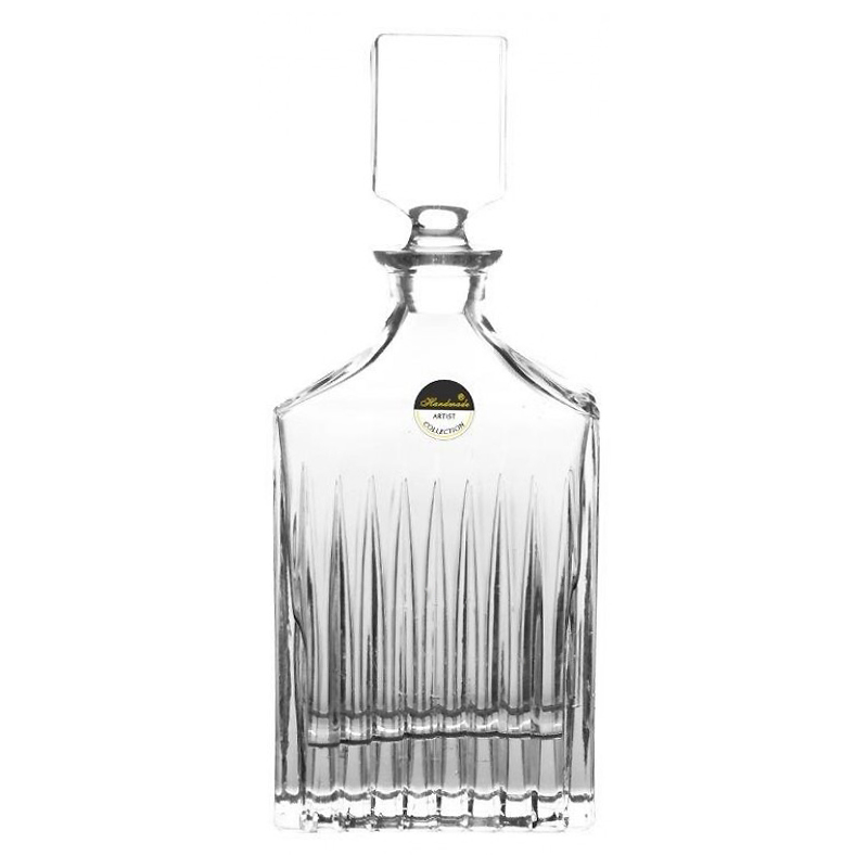 Καράφα Γυάλινη Ανάγλυφη 1000ml 26.1cm | Κομψή Καράφα Ποτών & Νερού | MI092B - Box In Θεσσαλονίκη - 25ης Μαρτίου 111