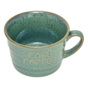 Κούπα Κεραμική "CAFÉ COFFEE" Πράσινη 12.2x6.2x10cm | 07.212114C - Box In Θεσσαλονίκη - 25ης Μαρτίου 111