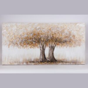 ΠΙΝΑΚΑΣ ΚΑΜΒΑΣ ΔΕΝΤΡΑ ΛΕΥΚΟΣ - ΚΑΦΕ 120x3x60cm