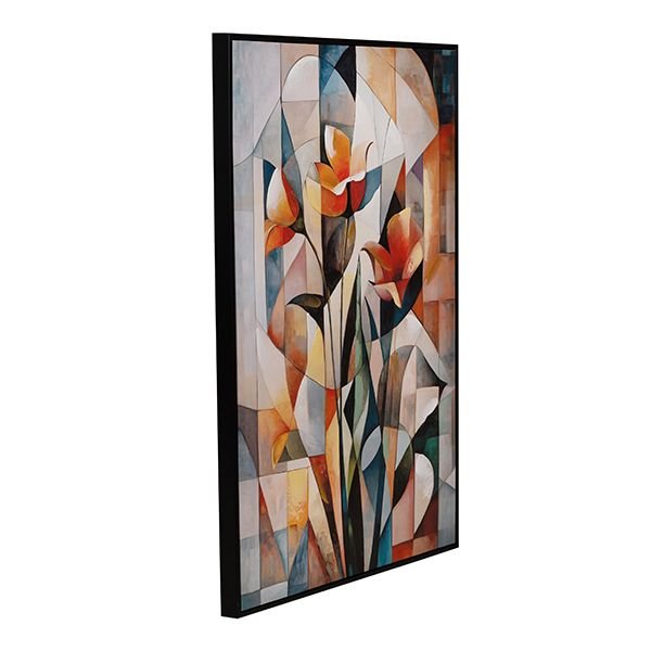 Πίνακας Καμβάς Λουλούδια Πολύχρωμος 62x3.5x92cm | 812-20077 - Box In Θεσσαλονίκη - 25ης Μαρτίου 111
