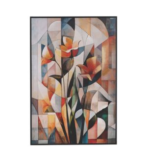 Πίνακας Καμβάς Λουλούδια Πολύχρωμος 62x3.5x92cm | 812-20077 - Box In Θεσσαλονίκη - 25ης Μαρτίου 111