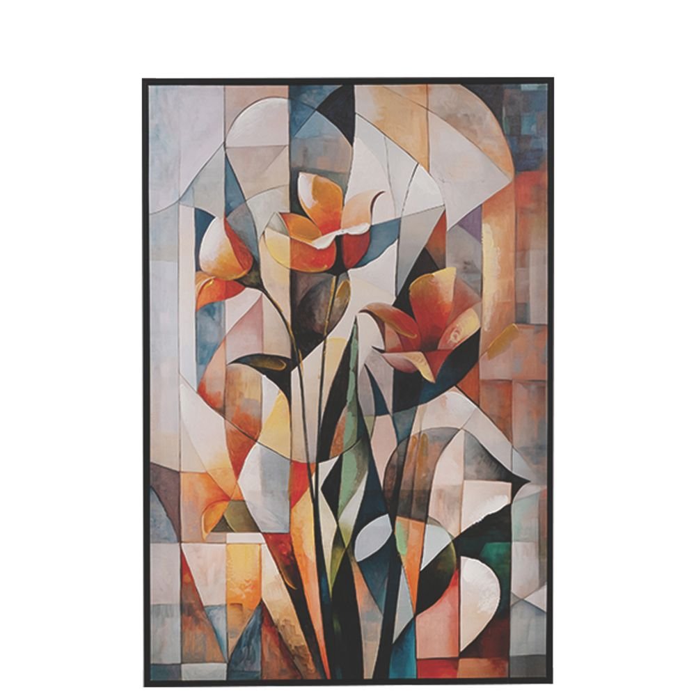 Πίνακας Καμβάς Λουλούδια Πολύχρωμος 62x3.5x92cm | 812-20077 - Box In Θεσσαλονίκη - 25ης Μαρτίου 111