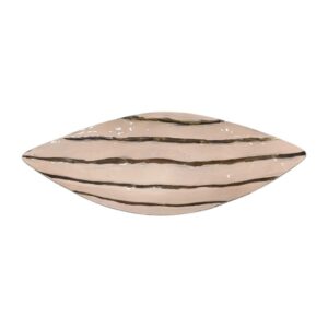Πιατέλα Μεταλλική Χειροποίητη Dusty Pink με Χρυσό 40x17x4cm | 24.255 - Box In Θεσσαλονίκη - 25ης Μαρτίου 111