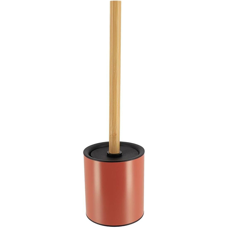 Πιγκάλ Μπάνιου Πλαστικό με Ξύλο (Ø10.2x37.5cm) Terracotta | 06.6650125 - Box In Θεσσαλονίκη - 25ης Μαρτίου 111