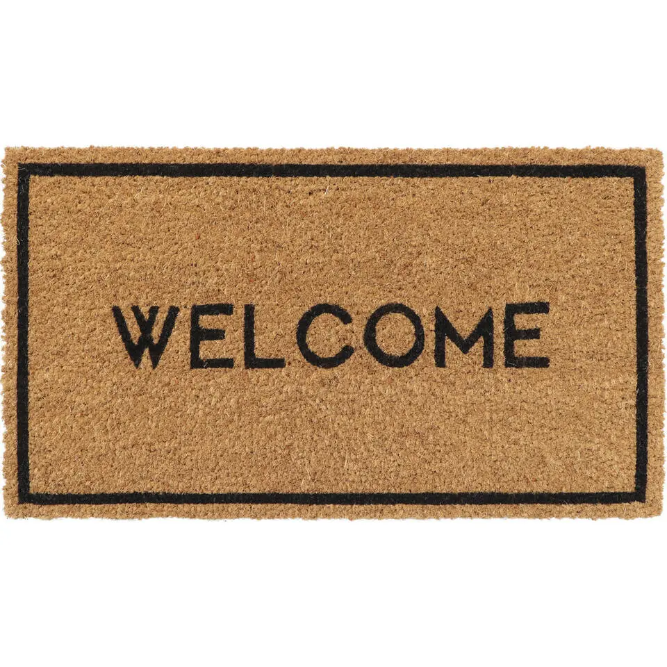 Ποδόμακτρο Κοκοφοίνικα "Welcome" Με Αντιολισθητική Βάση PVC (33x60cm) | 05.862041002 - Box In Θεσσαλονίκη - 25ης Μαρτίου 111