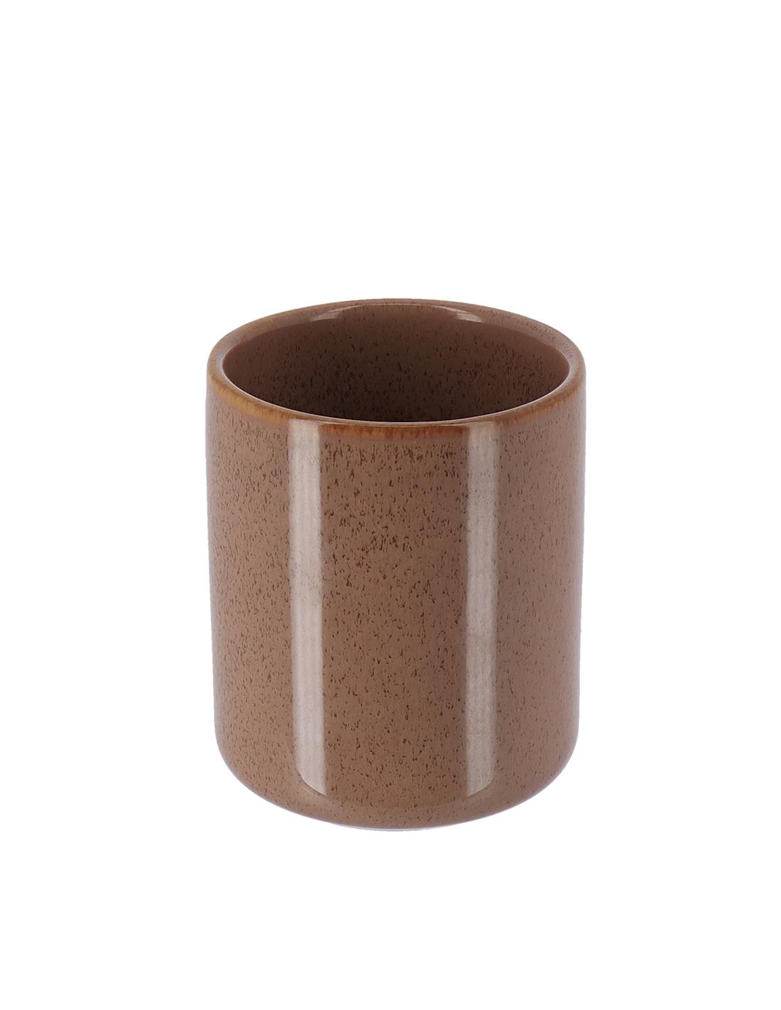 Ποτήρι οδοντόβουρτσας κεραμ. Caramel Φ7.5 H 9.5 cm - Box In Θεσσαλονίκη - 25ης Μαρτίου 111