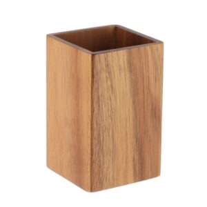 Ποτηροθήκη Μπάνιου Ξύλο Ακακίας (6.5x6.5x10.5cm) | 06.61114167 - Box In Θεσσαλονίκη - 25ης Μαρτίου 111