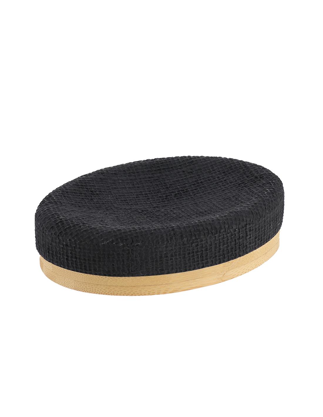 Σαπουνοθήκη polyresin μαύρο με bamboo - Box In Θεσσαλονίκη - 25ης Μαρτίου 111