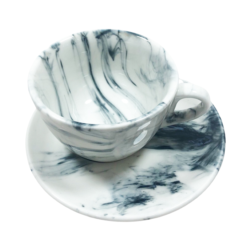 Σετ ένα Φλυτζάνι Cappuccino Με Πιατάκι "Onyx Marble " 400ml 47.900.17 - Box In Θεσσαλονίκη - 25ης Μαρτίου 111