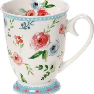 Cryspo Trio Κούπα Πορσελάνης Primavera Blue 330ml | 28.098.25 – Floral Porcelain Mug - Box In Θεσσαλονίκη - 25ης Μαρτίου 111