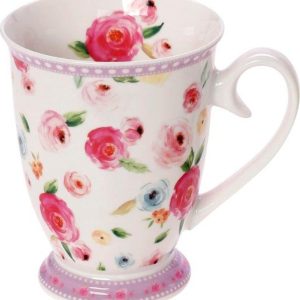 Cryspo Trio Κούπα Πορσελάνης Primavera Purple 330ml | 28.096.25 – Floral Porcelain Mug - Box In Θεσσαλονίκη - 25ης Μαρτίου 111