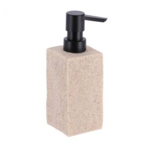 Dispenser Polyresin Τετράγωνο "Stone" Μπεζ 260ml | 06.62120104 - Box In Θεσσαλονίκη - 25ης Μαρτίου 111