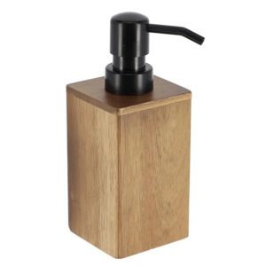 Dispenser Μπάνιου 150ml Ξύλο Ακακίας (6.5x6.5x16.5cm) | 06.62114167 - Box In Θεσσαλονίκη - 25ης Μαρτίου 111
