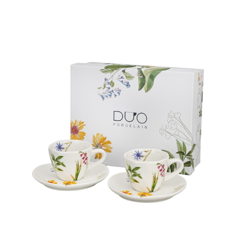 Duo Σετ 2 Φλιτζάνια Espresso 80ml "Colors of Nature" με Πιατάκια | 070.977056 – Fine Coffee Set - Box In Θεσσαλονίκη - 25ης Μαρτίου 111