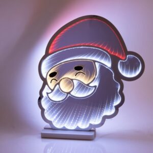 XMAS ΚΑΘΡΕΦΤΗΣ ΑΓΙΟΣ ΒΑΣΙΛΗΣ ΜΕ 231 LED ΜΕΤΑΣΧΗΜΑΤΙΣΤΗ ΧΡΩΜΑΤΙΣΤΟ LED ΠΑΡΟΧΗ 3m 43x1.5x40cm IP20