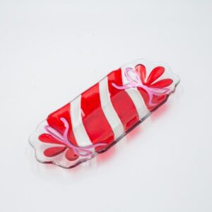 ΓΥΑΛΙΝΗ ΠΙΑΤΕΛΑ CANDY ΟΡΘΟΓΩΝΙΑ 12x31cm
