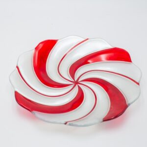 ΓΥΑΛΙΝΗ ΠΙΑΤΕΛΑ CANDY ΣΤΡΟΓΓΥΛΗ 31.5cm